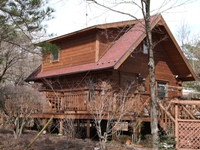 あこがれのログハウス、永住にも別荘にも利用できます